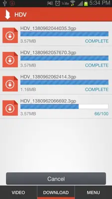 HD Video Downloader android App screenshot 3